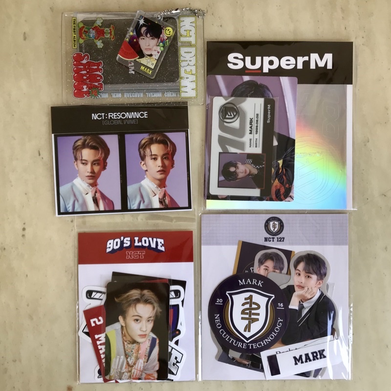 Mark ID Deco 100 SuperM Luggage Sticker NCT U 90s Love B2SK pensil back to school Keyring Photoholde