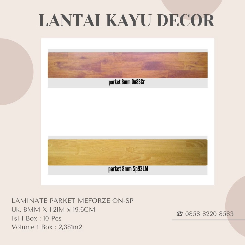 Parket Lantai Kayu meforze ON - SP