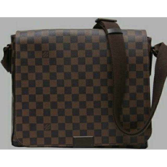 LV District GM Damier Canvas Brown Messenger Sling Bag