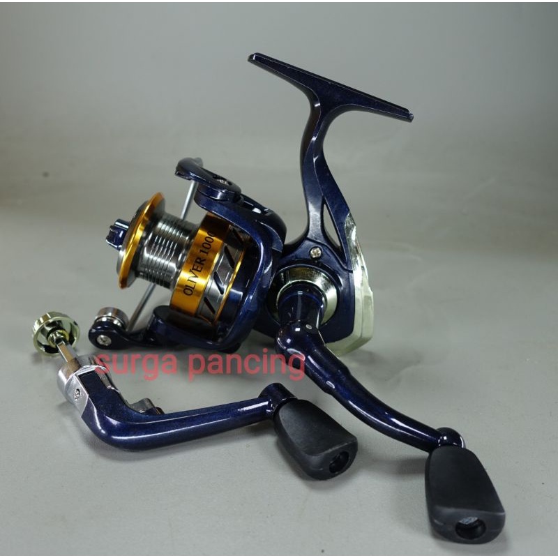 Reel pancing SWAN OLIVER oneway 1000 bonus handle