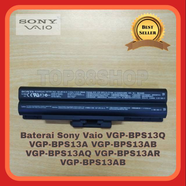 Baterai Original Sony Vaio VGP-BPS13/Q VGP-BPS13A VGP-BPS13A/B VGP-BPS13A/Q VGP-BPS13A/R VGP