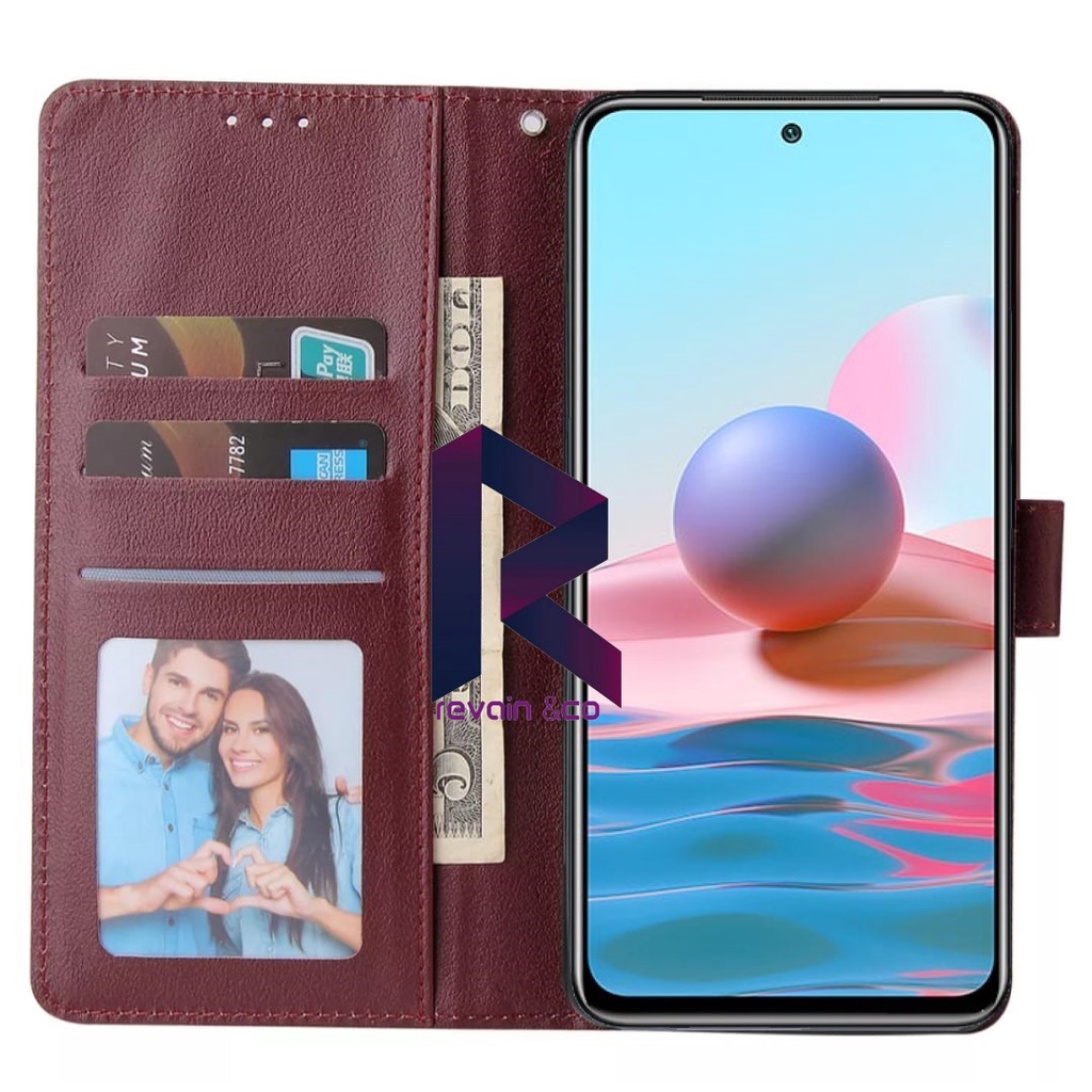 FLIP COVER XIAOMI REDMI NOTE 9 PRO FLIP WALLET LEATHER KULIT PREMIUM SARUNG BUKA TUTUP KESING HP FLIP CASE XIAOMI REDMI NOTE 9 PRO