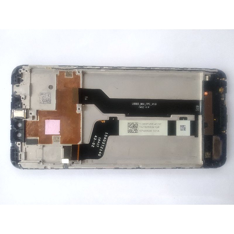 LCD + FRAME REDMI NOT 6 PRO ORI COPOTAN