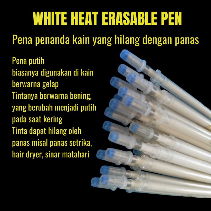 

Spidol Penanda Kain / Heat Erasable Pen / Fabric Marker