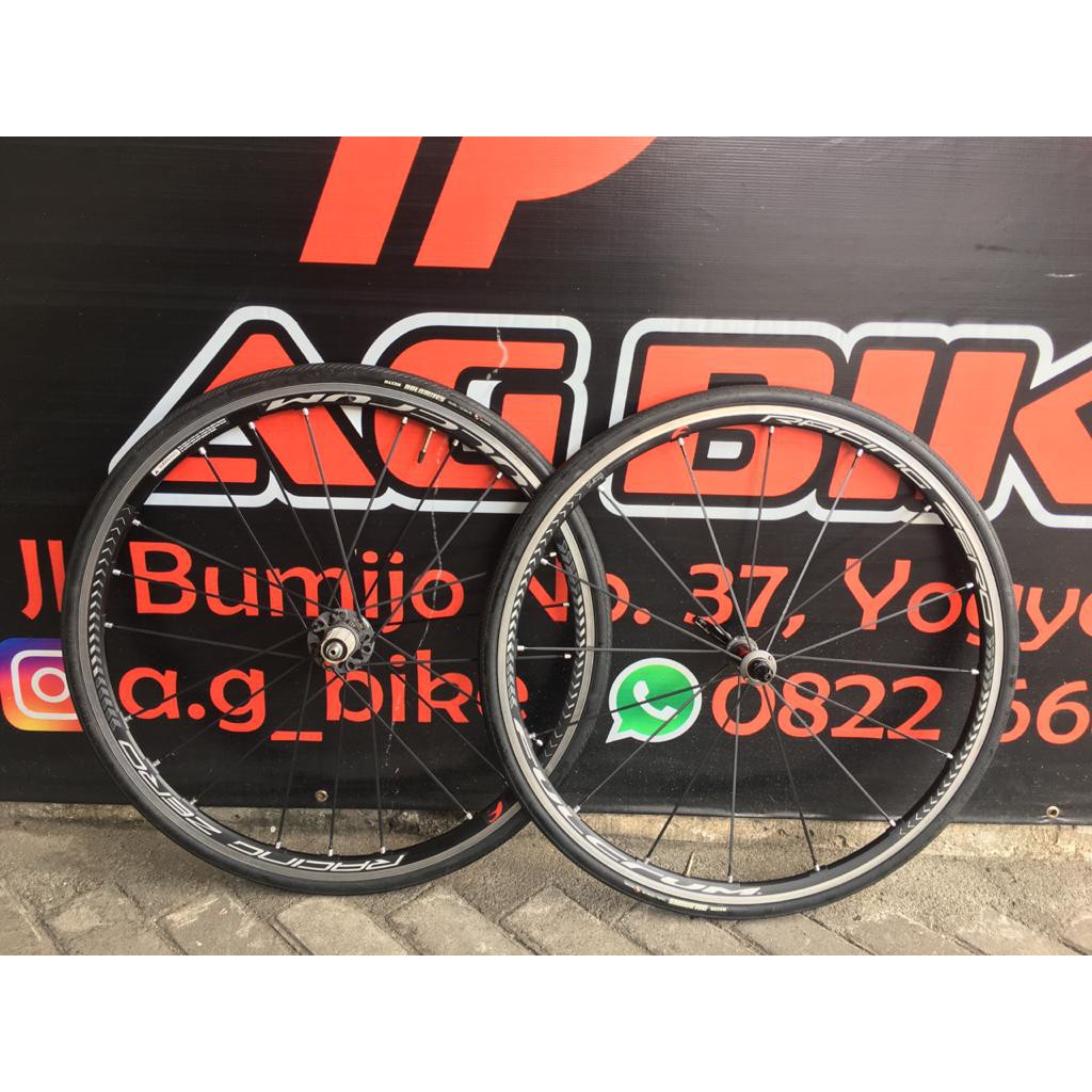 Wheelset Roadbike 700C Fulcrum Zero Wheelset Roadbike Ultra Smooth Bearings Rimbrake Velg Sepeda