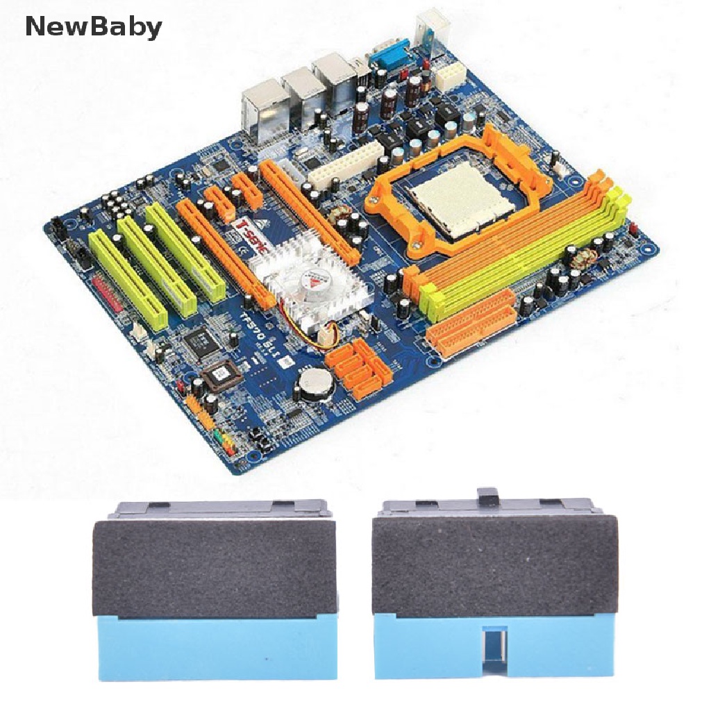 Newbaby Adapter Extension USB 3.0 20 pin Male Ke Female Sudut 90 Derajat Untuk Motherboard