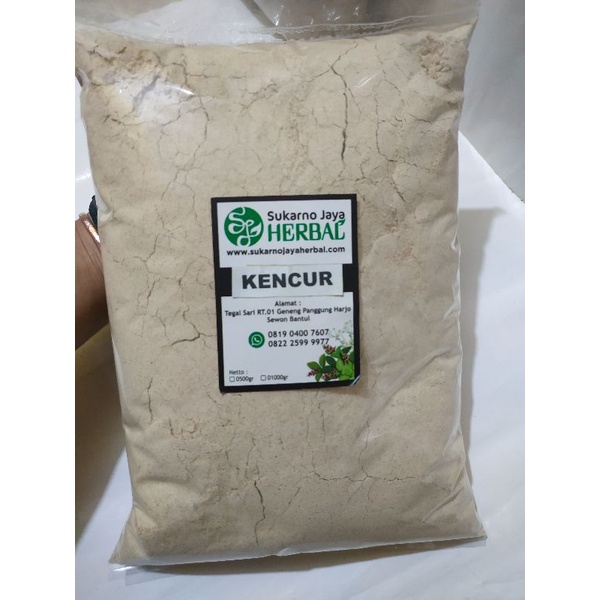 

Kencur serbuk/bubuk murni 1000gr