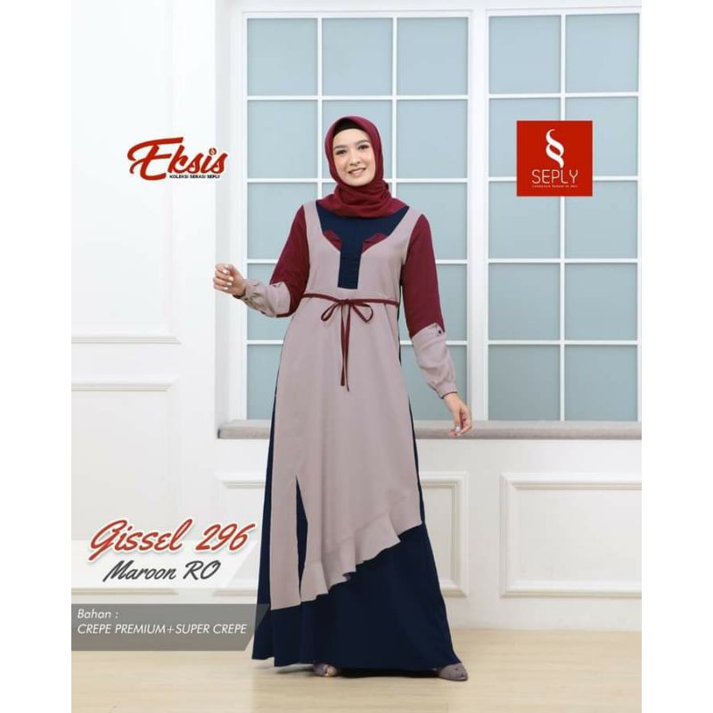 Gamis SEPLY GISSEL 296 MAROON