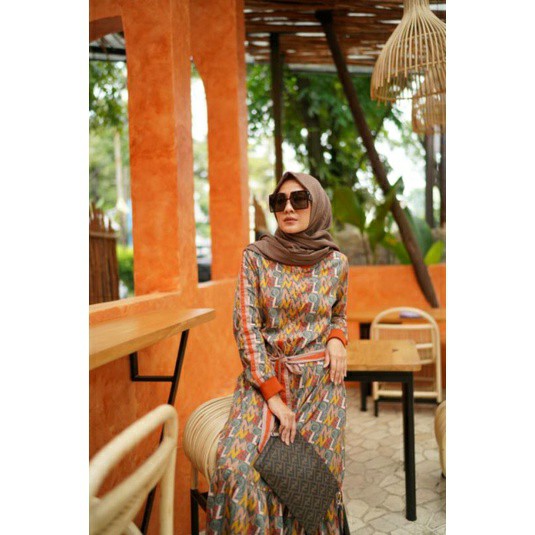 [MONEL] Retro Summer Dress by Kenes Baoutique
