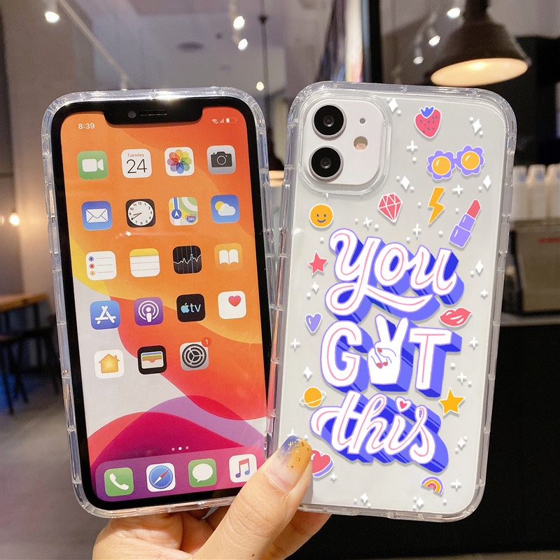 REALME Case Motif Tulisan Warna-Warni Untuk OPPO A74 A54 A94 A93 A57 A59 A8 A83 A9 F1S A39 A15 A15S A53 A32 A33 S A37 A35 A16 A16S A54S A52 A9 A7 2020 A7