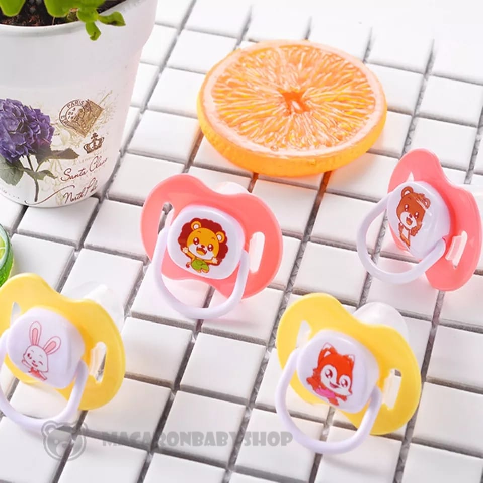 Empeng bayi silikon lucu empeng bayi newborn dot bayi-2