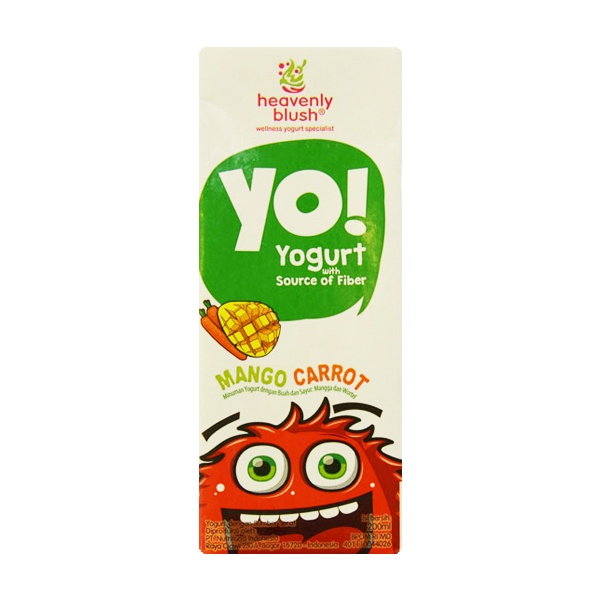 

HB YO YGT DRINK MANGO CARROT 200ML