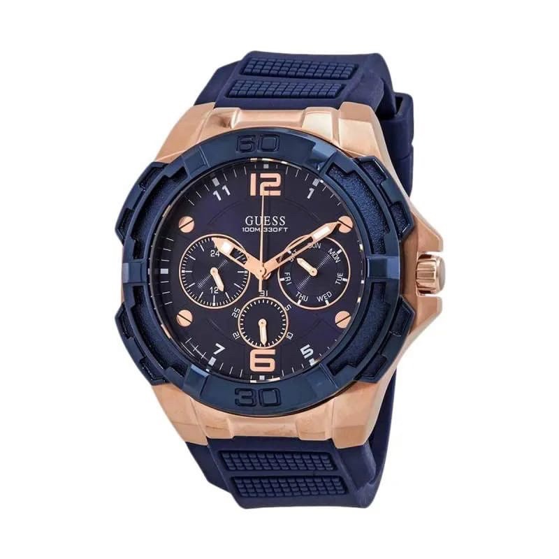 Jam Tangan Pria Merk Guess W1254G3 / W1254G1 Original Full Sett