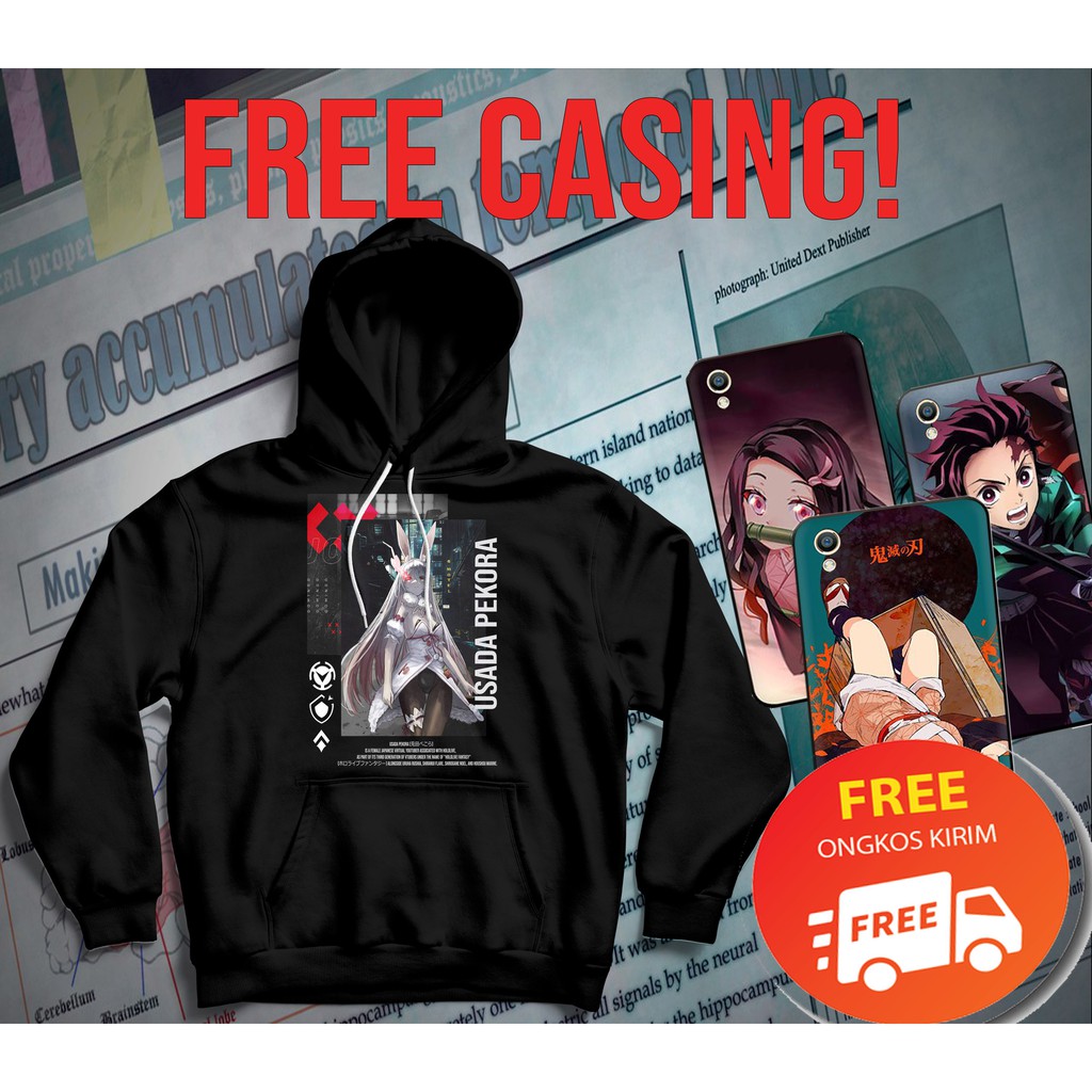 Hoodie Hololive Usada Pekora V2 - Hololive JP / Japan /// Nimelite.co