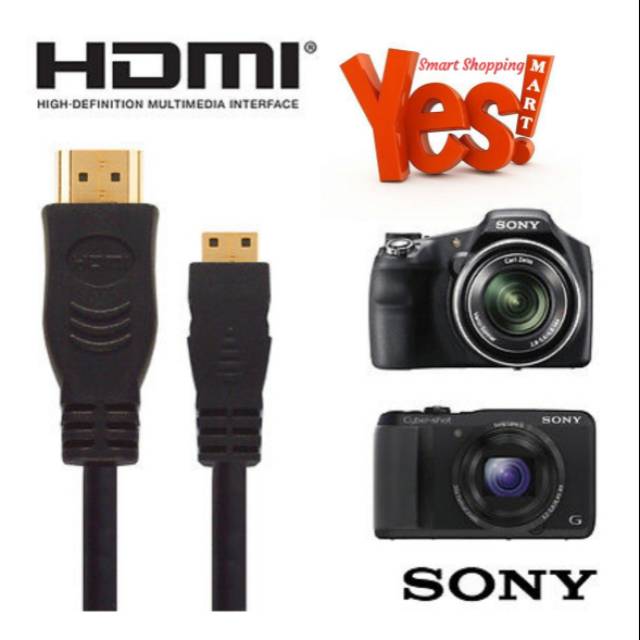 Kabel HDMI Kamera Sony Nex3, Nex5, Nex7, SLT-A77 A99 HX-30 HX-100