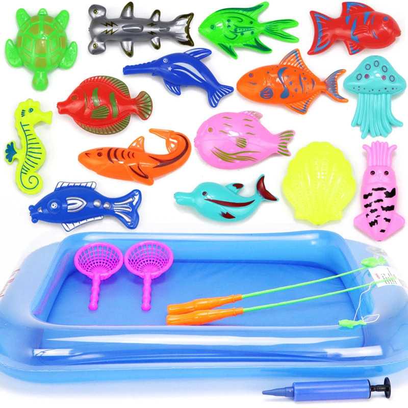 Mainan SET Lengkap Memancing Anak Magnetic Fishing Pool Toy 77894