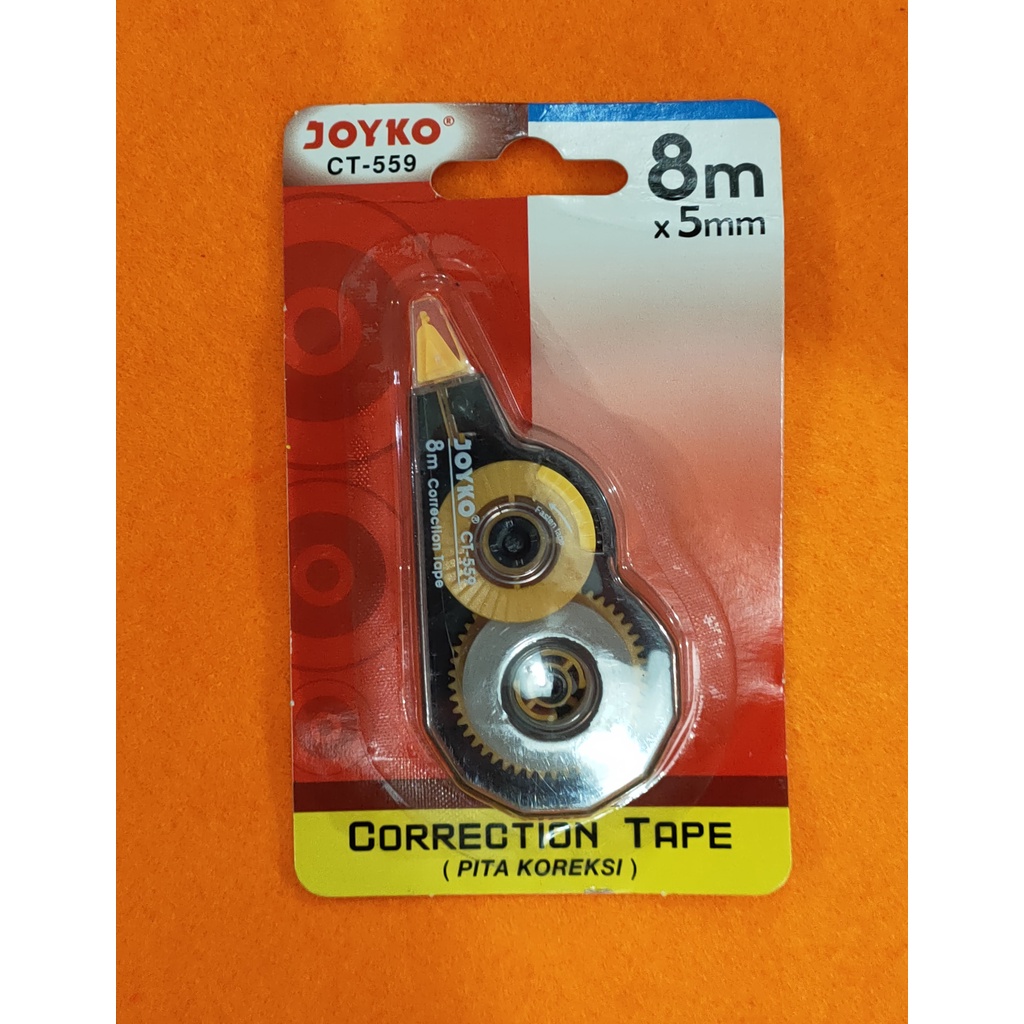 

CORRECTION TAPE / TIP EX KERTAS JOYKO CT - 559 ( 5 MM X 8 M )