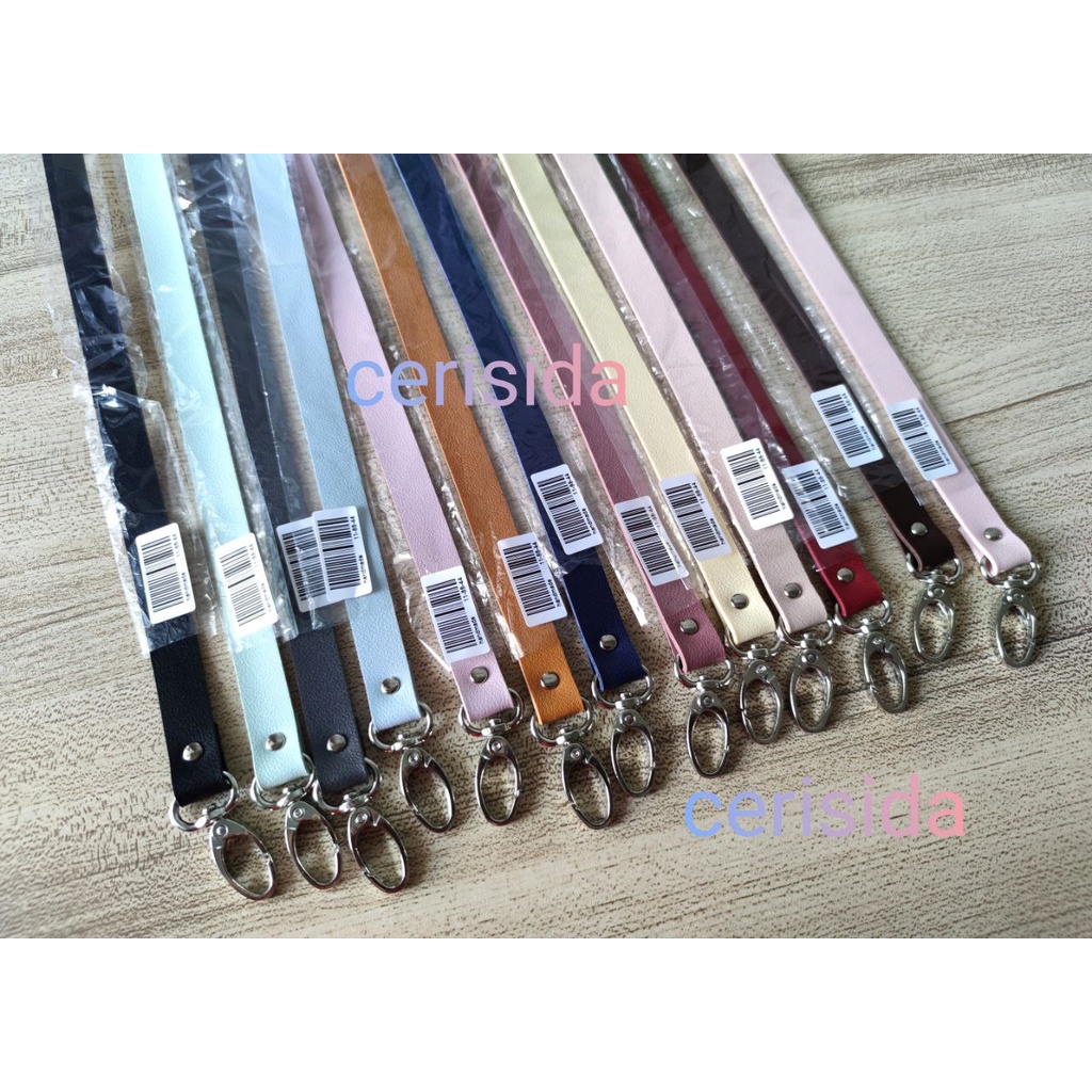 LONGSTRAP/1,4 cm /HARGA MSH PROMO/tali tas slempang miusee /kulit bobal premium/terlaris /jawatimur