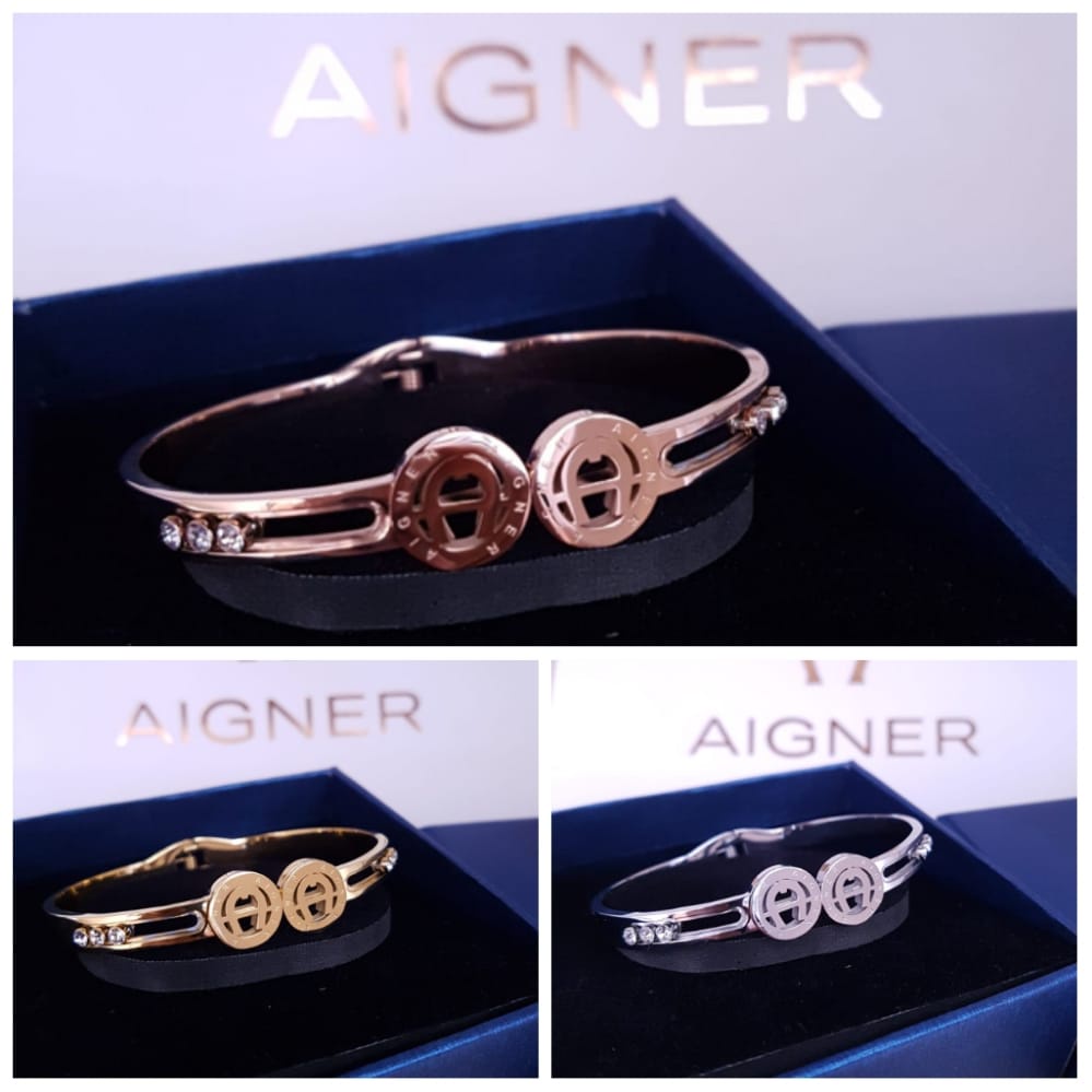 GELANG AIGNER INCLUDE BOX DAN PAPER BAG ORI