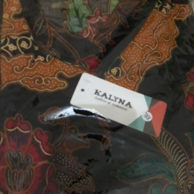 Baju Batik Couple Gamis Jumbo Murah Pasangan Modern Muslim  | Klyn - 041 Cg Mega Merak Coklat