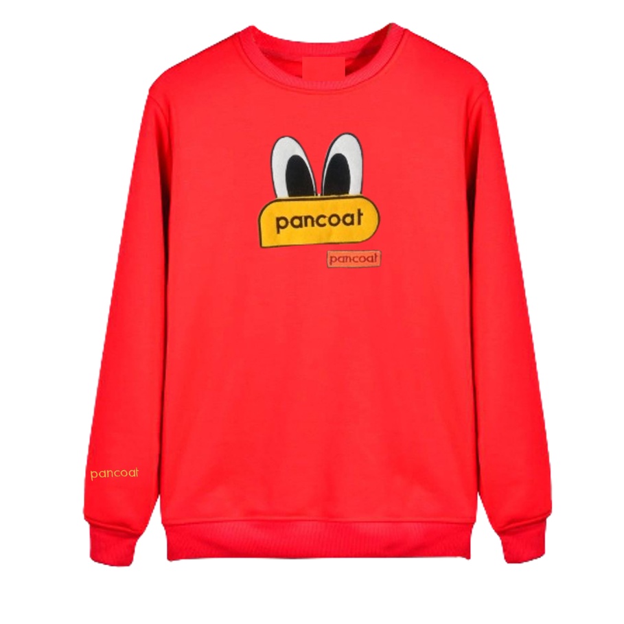 Sweater Hoodie Pancoat Duck Second / Crewneck Pancoat Secon Motif Bebek Secon Original