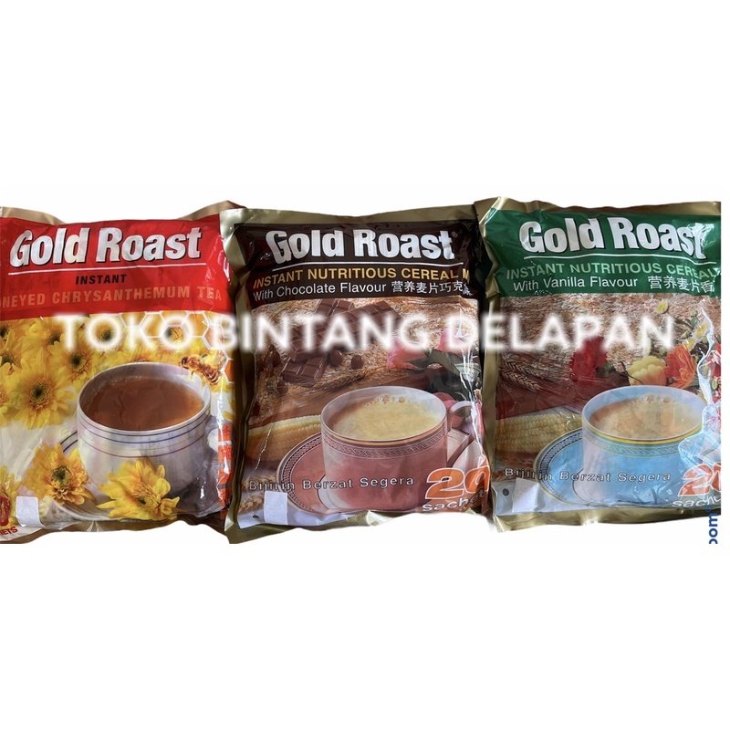 

Gold Roast Cereal Vanilla/Coklat,Teh Krisantemum