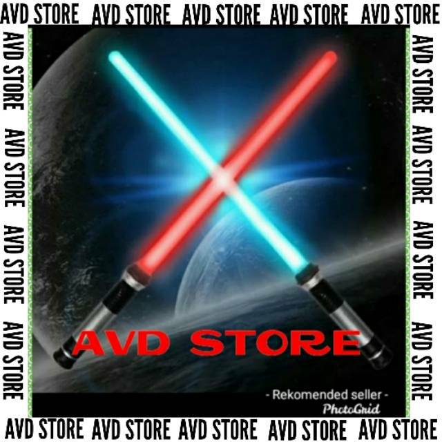 Pedang Mainan Double Bladed Lightsaber Star Wars