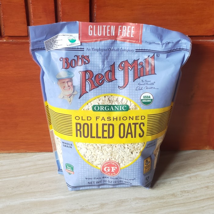 

Beautywearr - Brm Bob Red Mill Gluten Free Organic Rolled Oat 907Gr Old Fashioned