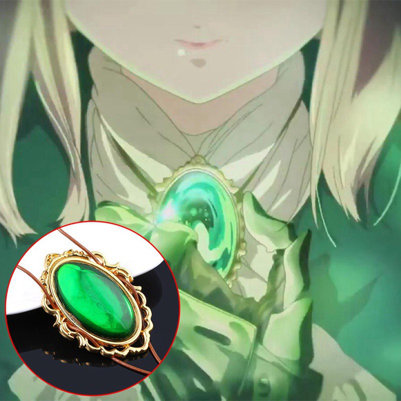 Fancyqube Violet Evergarden Cosplay Costume Brooch Necklace Pendant