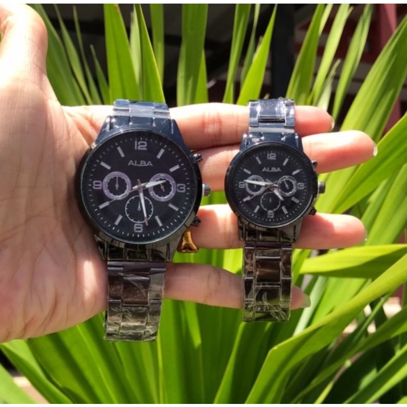 JAM TANGAN COUPLE UNISEX PRIA DAN WANITA WATER RESISTAN RANTAI STAINLIS STEL FREE BATRAI_JAM TANGAN WANITA_JAM TANGAN PRIA_JAM TANGAN COUPLE COWOK DAN CEWEK