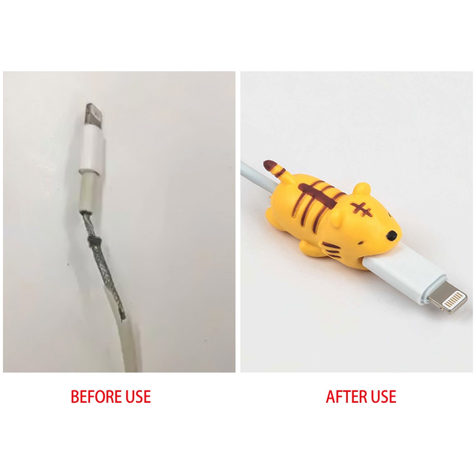 Pelindung Kabel Bentuk Hewan Lucu  Cable Bite Cable Saver Cable Protector