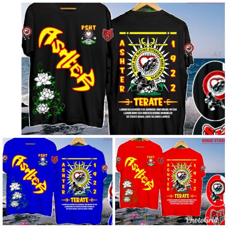 kaos PSHT sambung psht kaos ashter