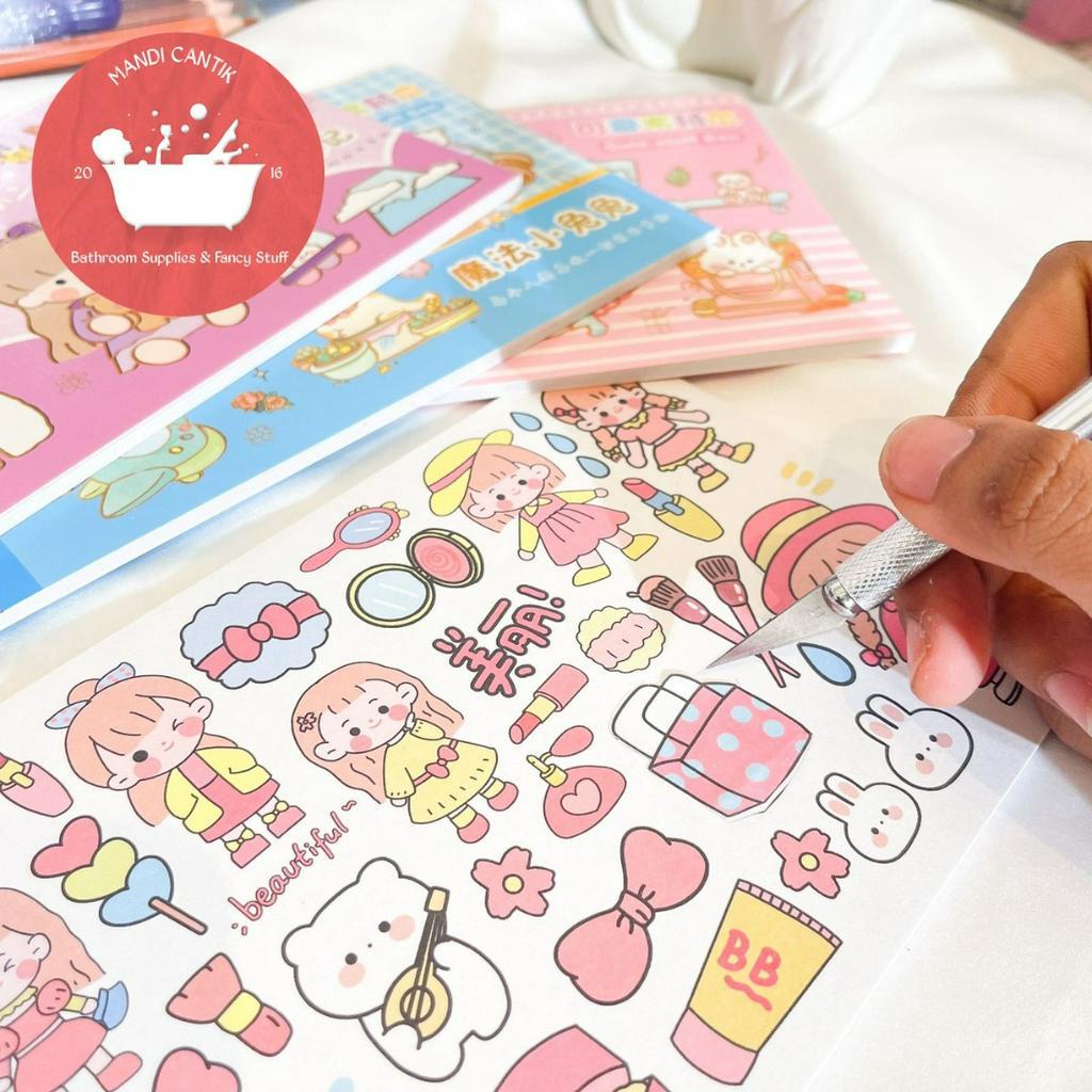 

buku stiker senmu 15 lembar KL-43 termurah sticker terbaru COD bagus imut kado unik