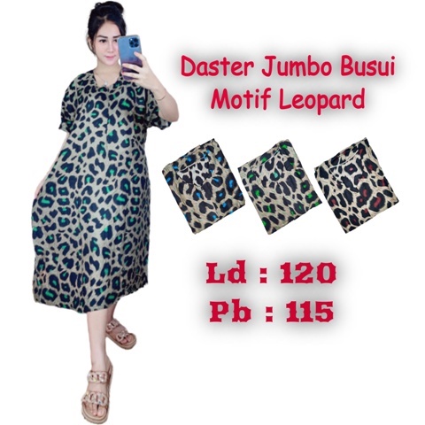 Daster Jumbo Murah Bahan Rayon Busui Resleting Depan Baju Tidur Wanita Pakaian Santai Perempuan Moti