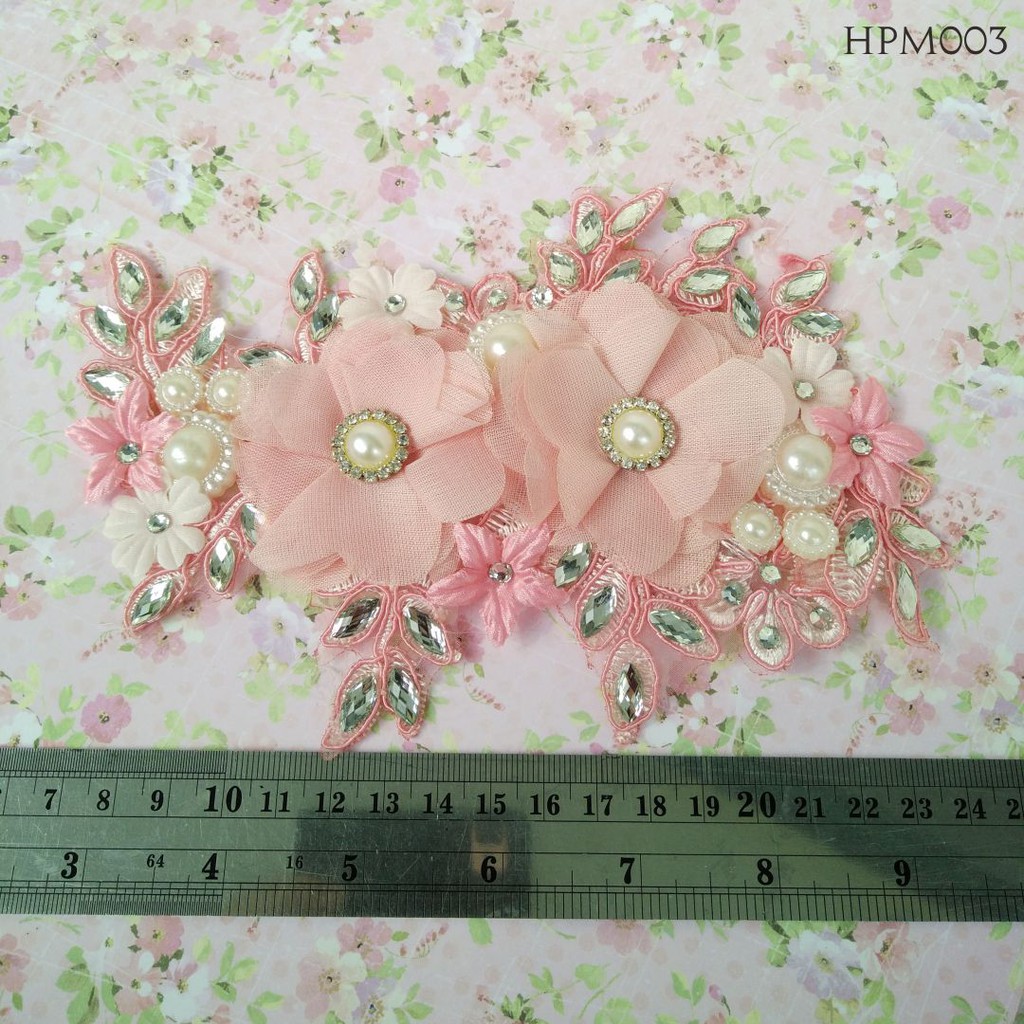 [READY STOCK] AKSESORIS RAMBUT HEADPIECE PENGANTIN HAIRPIECE PINK HPM003