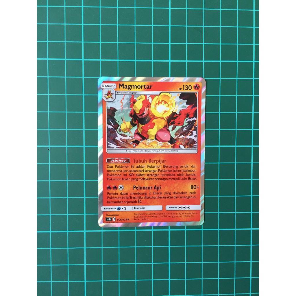 Magmortar Foil Kartu Pokemon TCG Indonesia
