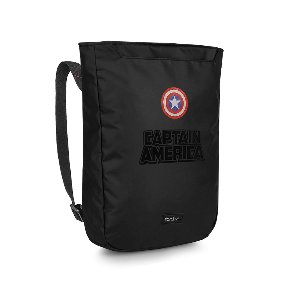 TORCH Depok Captain America 2 - Office Tote Bag - Captain Shield Daegok Black