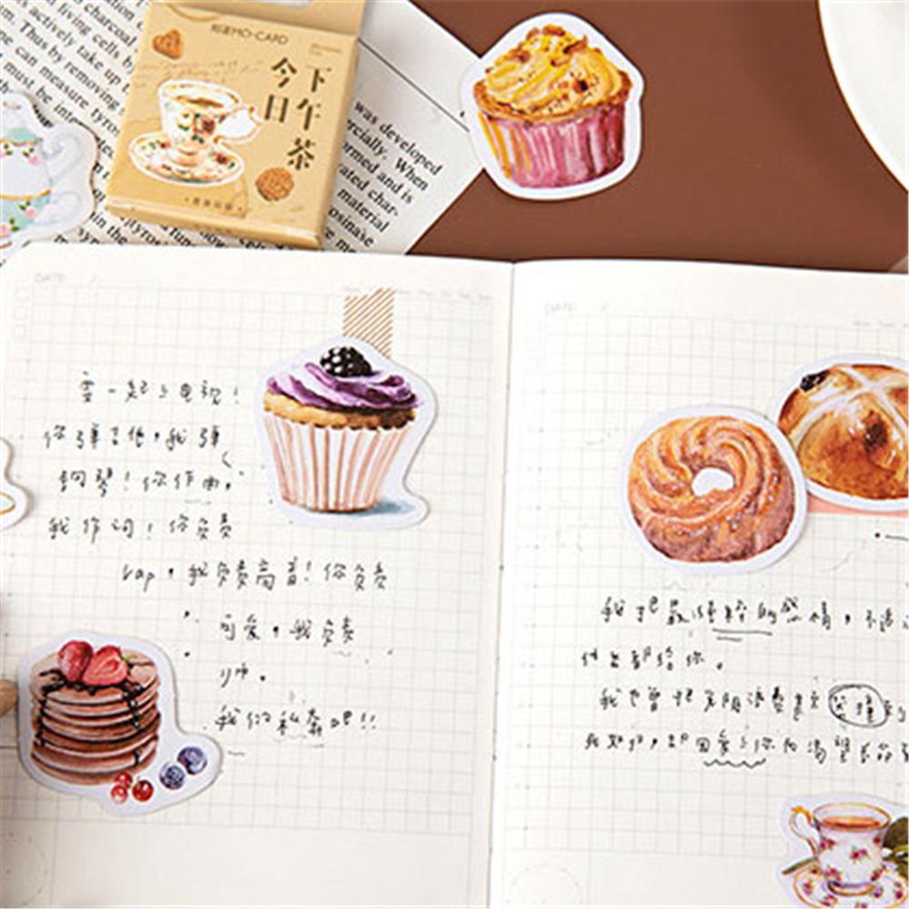 Lanfy Alat Tulis Stiker Khusus Hias Kue Kopi Kekinian Sore Teh Perlengkapan Sekolah Scrapbooking Lable