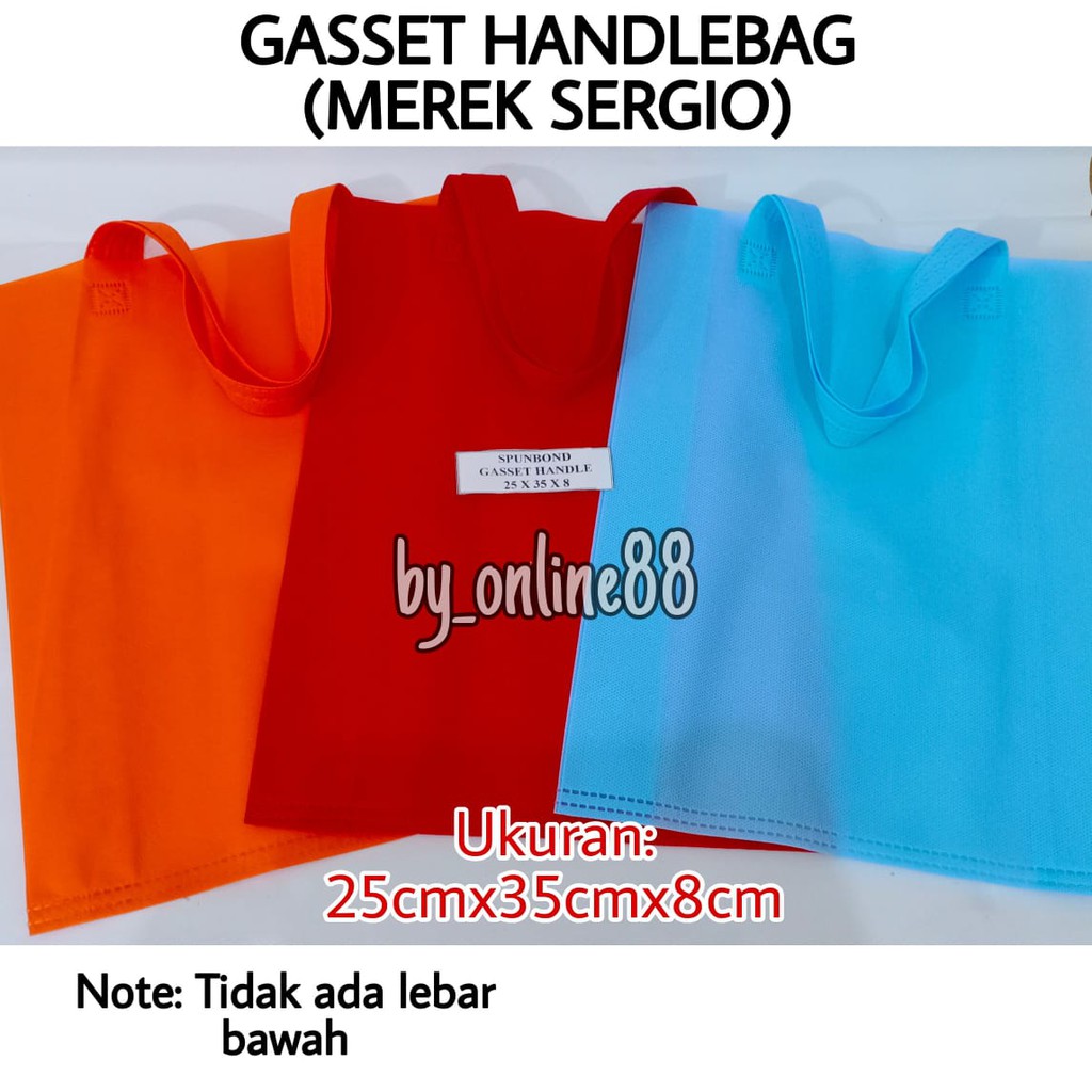 

Tas Kain SPUNBOND / GASSET HANDLE BAG SERGIO (PCS)