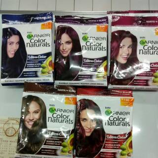 Semir Pewarna  rambut  Garnier  Hair Color Naturals Shopee 