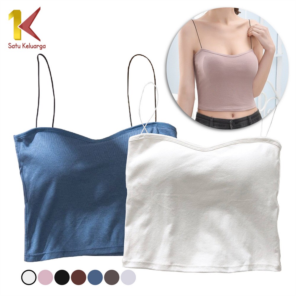 Satu Keluarga Tanktop P108 Cup Singlet Wanita Atasan Wanita Tangtop Korea Style / Tank Top Crop Top