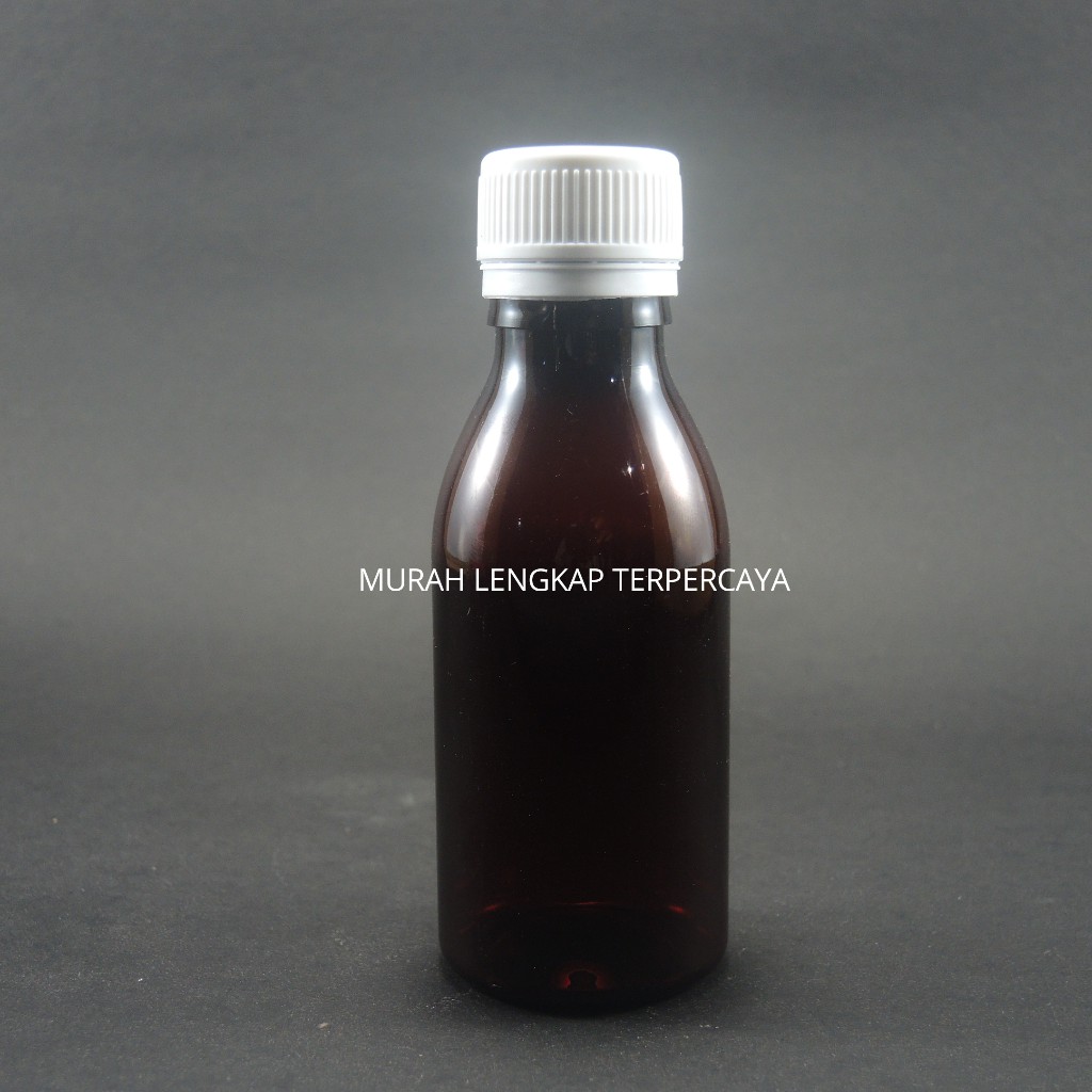 BOTOL PET 60ML AMBER