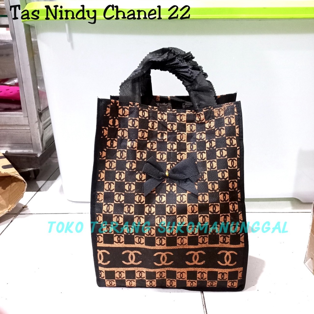 tas hajatan spunbond nindy chanel 22 lusinan