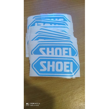 mall sticker repaint helm logo SHOEI
