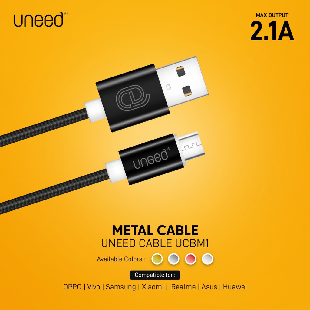 uneed nylon kabel data micro usb   usb type c   iphone lightning 24cm 1m 2m   fast charging 2 1a