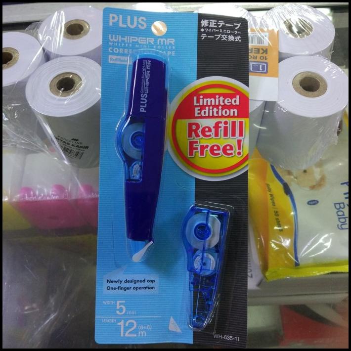 

Correction Tape Plus Wh605 Whiper Mr Tip Ex Kertas