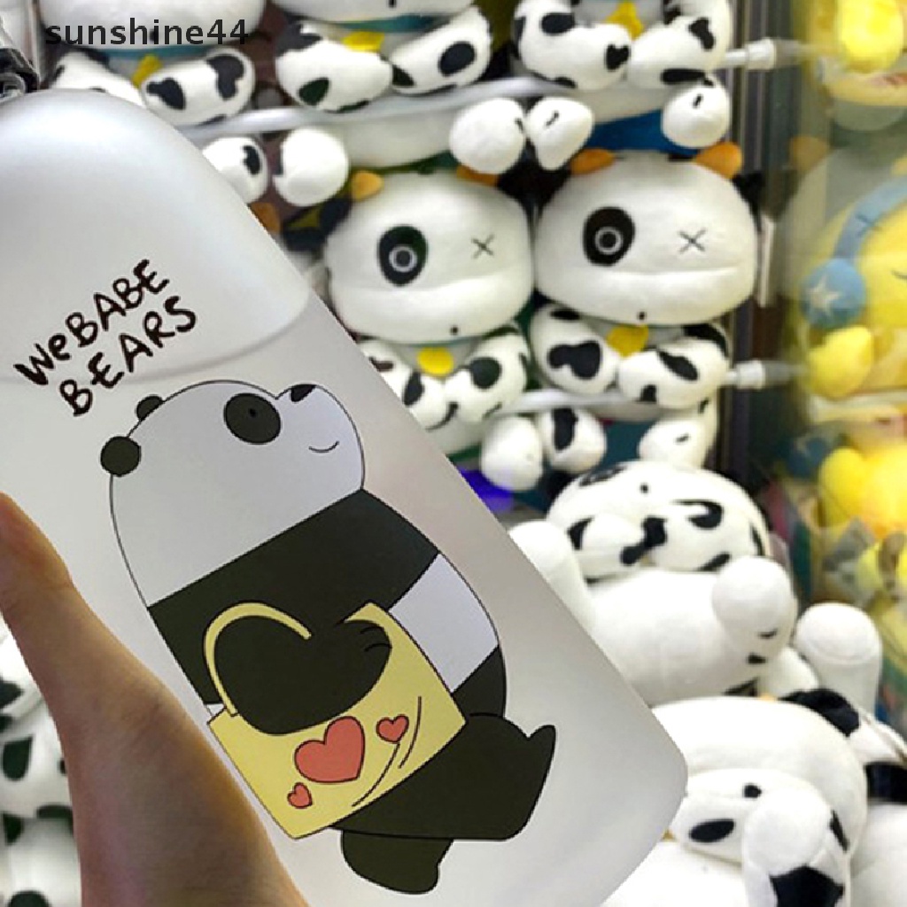 Sunshine Botol Minum 1000ml Transparan Anti Bocor Motif Panda