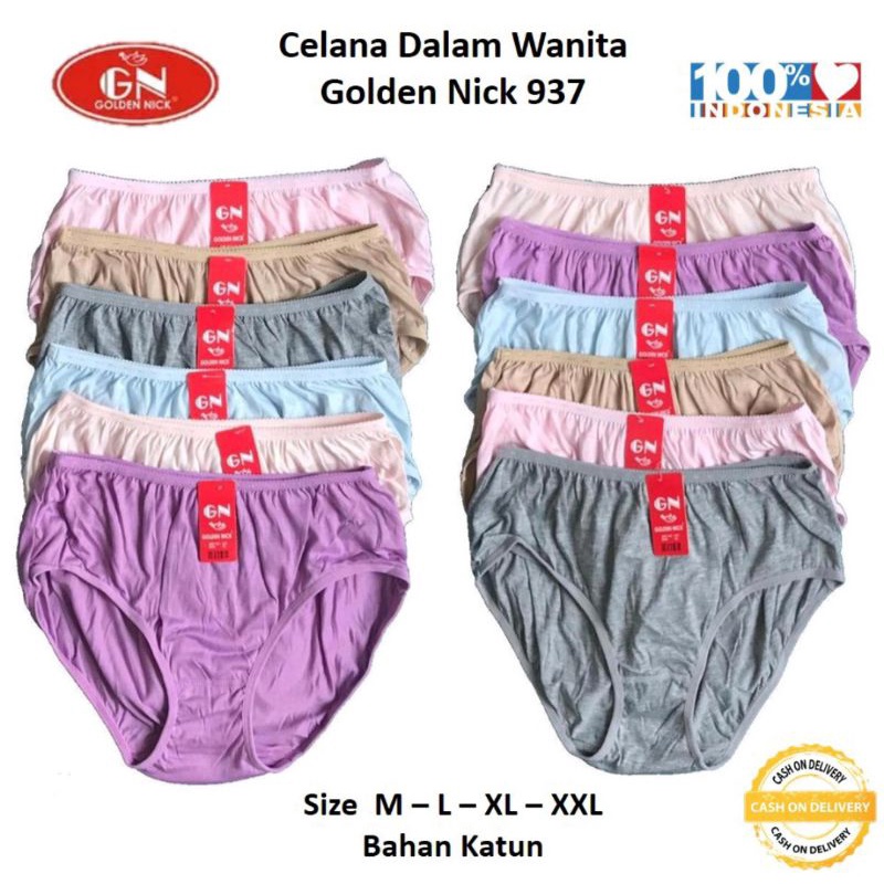 celana dalam golden Nick/celana dalam wanita/underware/pakaian dalam wanita/pakaian dalam dewasa/cel