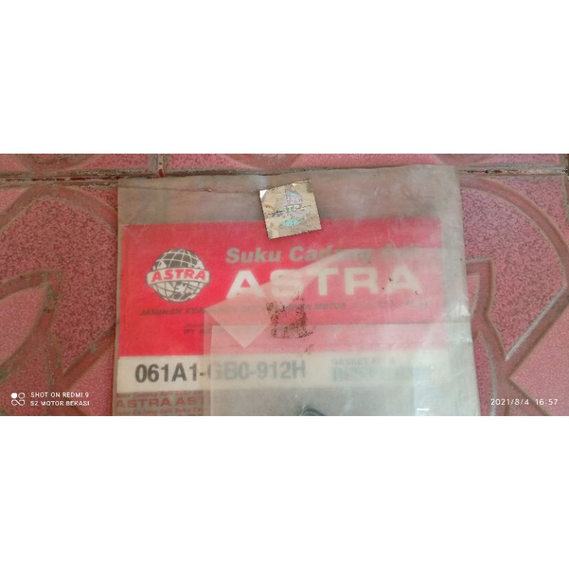 paking topset honda C700 original Astra international