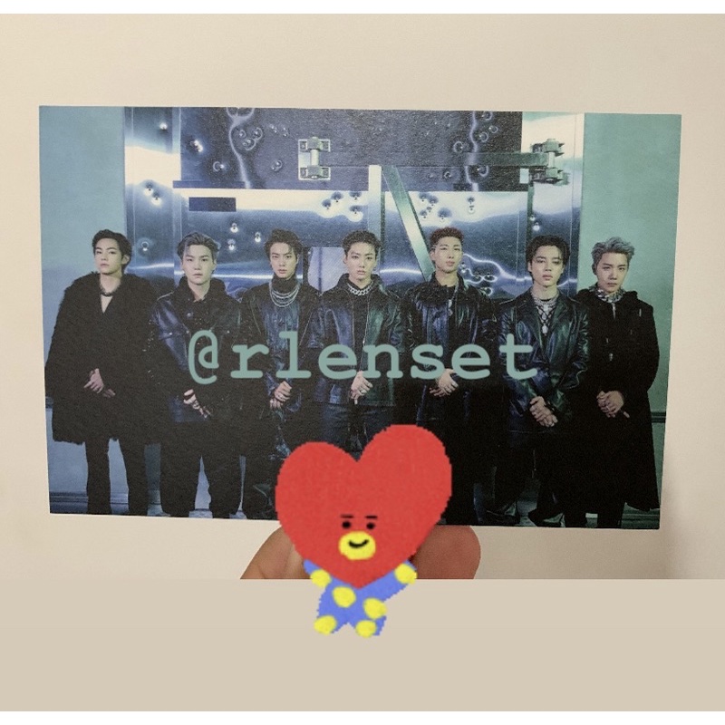 OFFICIAL POSTCARD BTS OT7 COMPACT EDITION